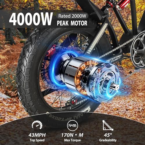 60V 20" Fat Tire Electric Motorcycle Q52571