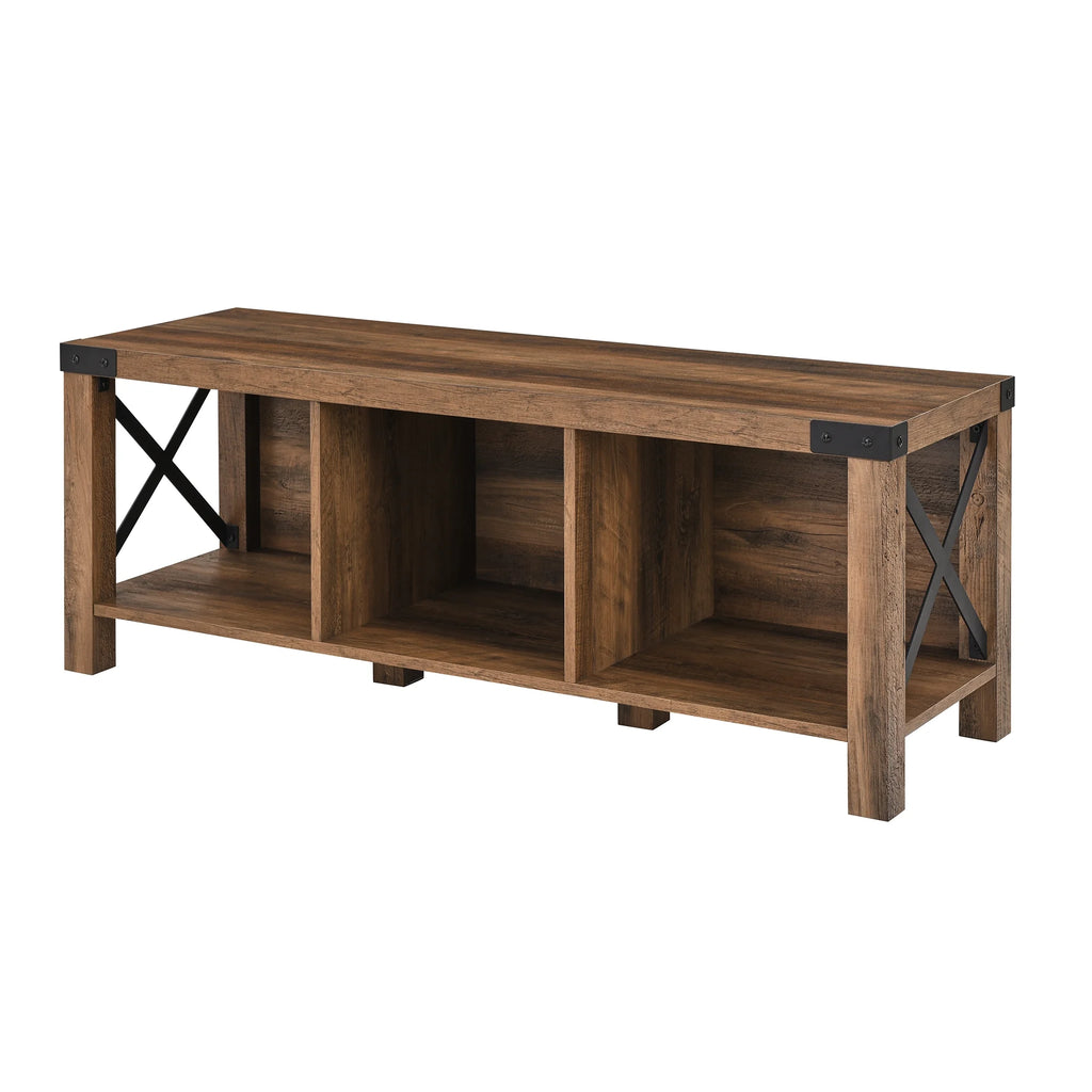 Brown Storage Bench P520122