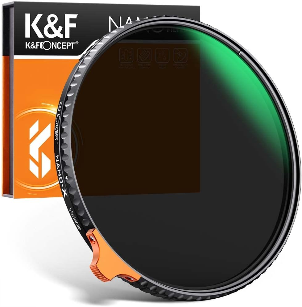 52mm Variable ND Filter ND2-ND400 1-9 Stops Multi-Layer Coatings AGC Glass P71656