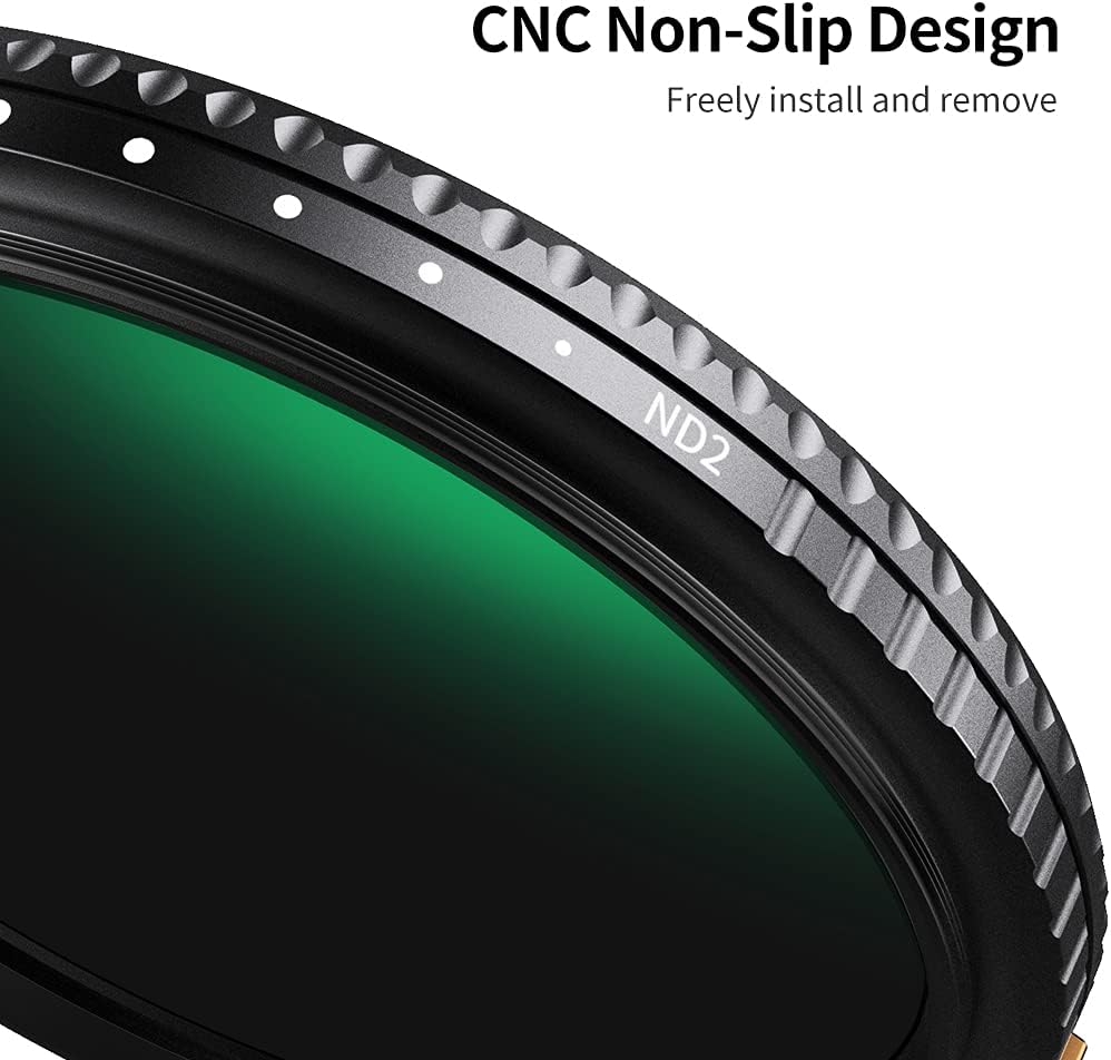 52mm Variable ND Filter ND2-ND400 1-9 Stops Multi-Layer Coatings AGC Glass P71656