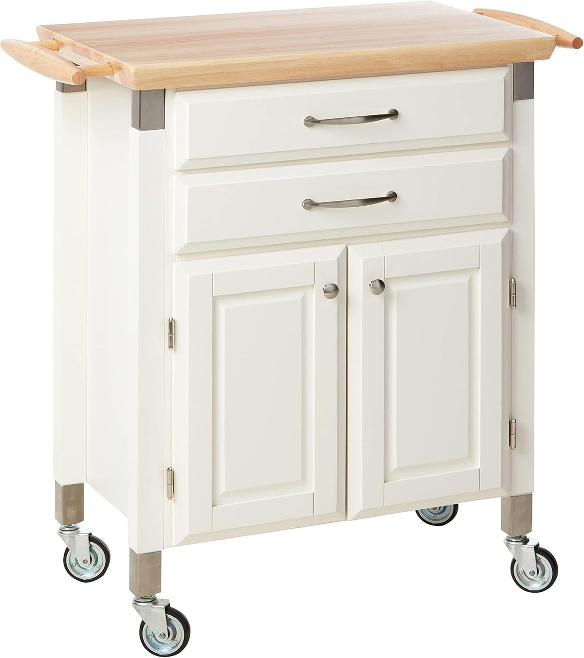 White Prep & Serve Cart N545
