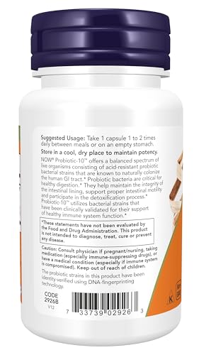 25 Billion 100 Veg Capsules Probiotic-10 L832775