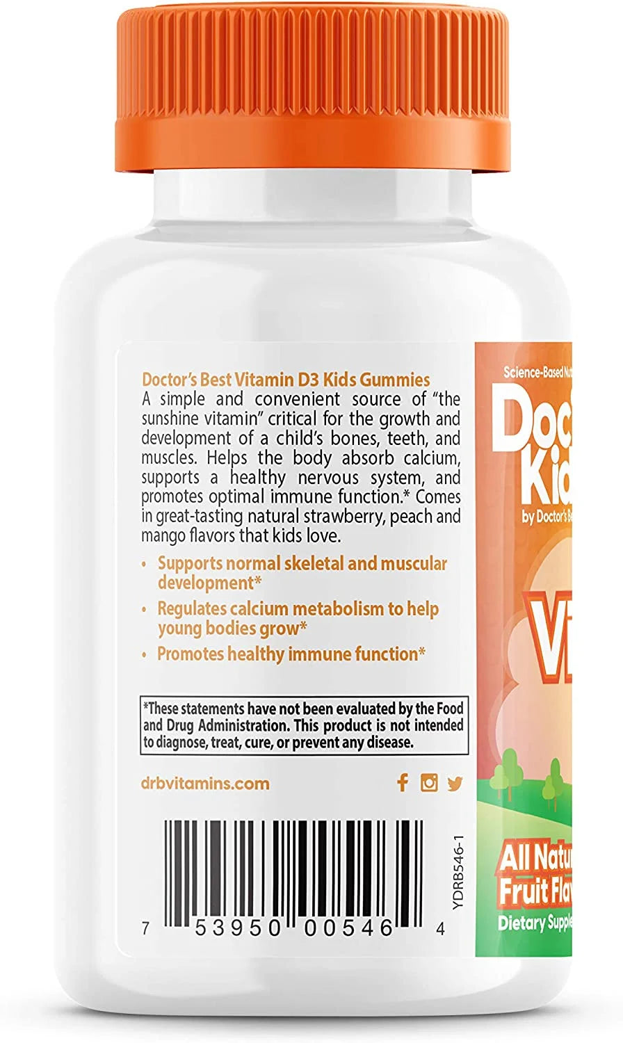 Vitamin D3 Gummy 25 mcg 60 Gummies B645175