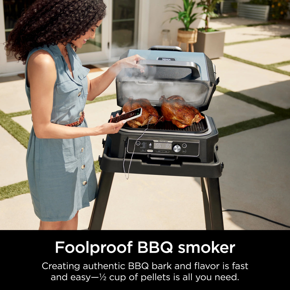 Outdoor 7-in-1 Grill & Smoker P61694