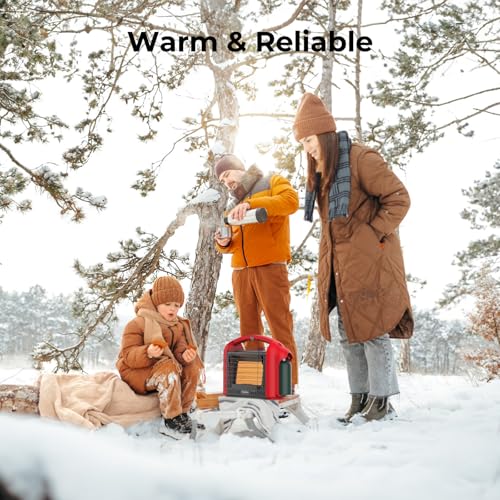 Red 12000 BTU Portable Propane Heater P560