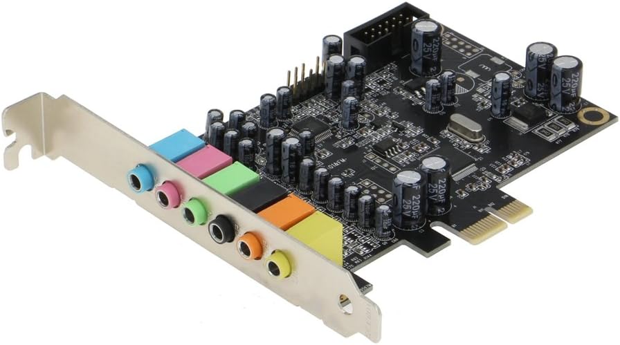 PCIe 7.1 Channel Sound Card with SPDIF Bracket D974