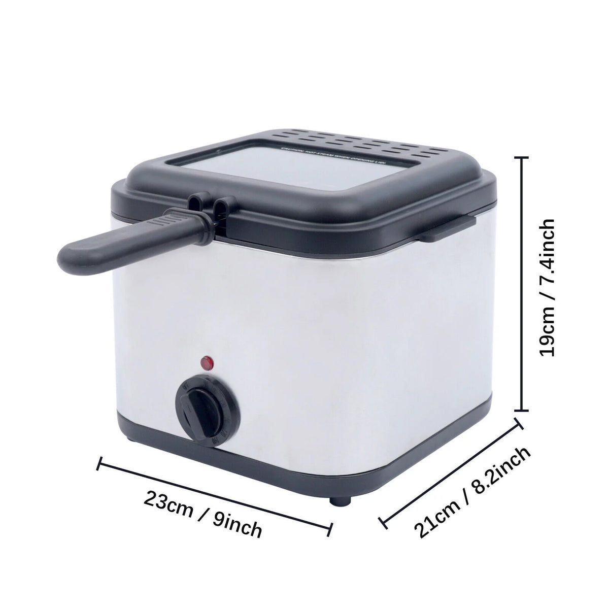 Stainless-Steel 2.5L Electric Deep Fryer R2766