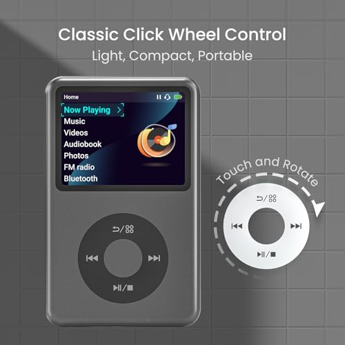 128G Bluetooth Digital Music Player Black F9282