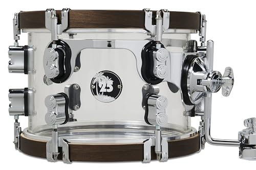 4-Piece Clear Acrylic Drum Set Shell Pack P8933