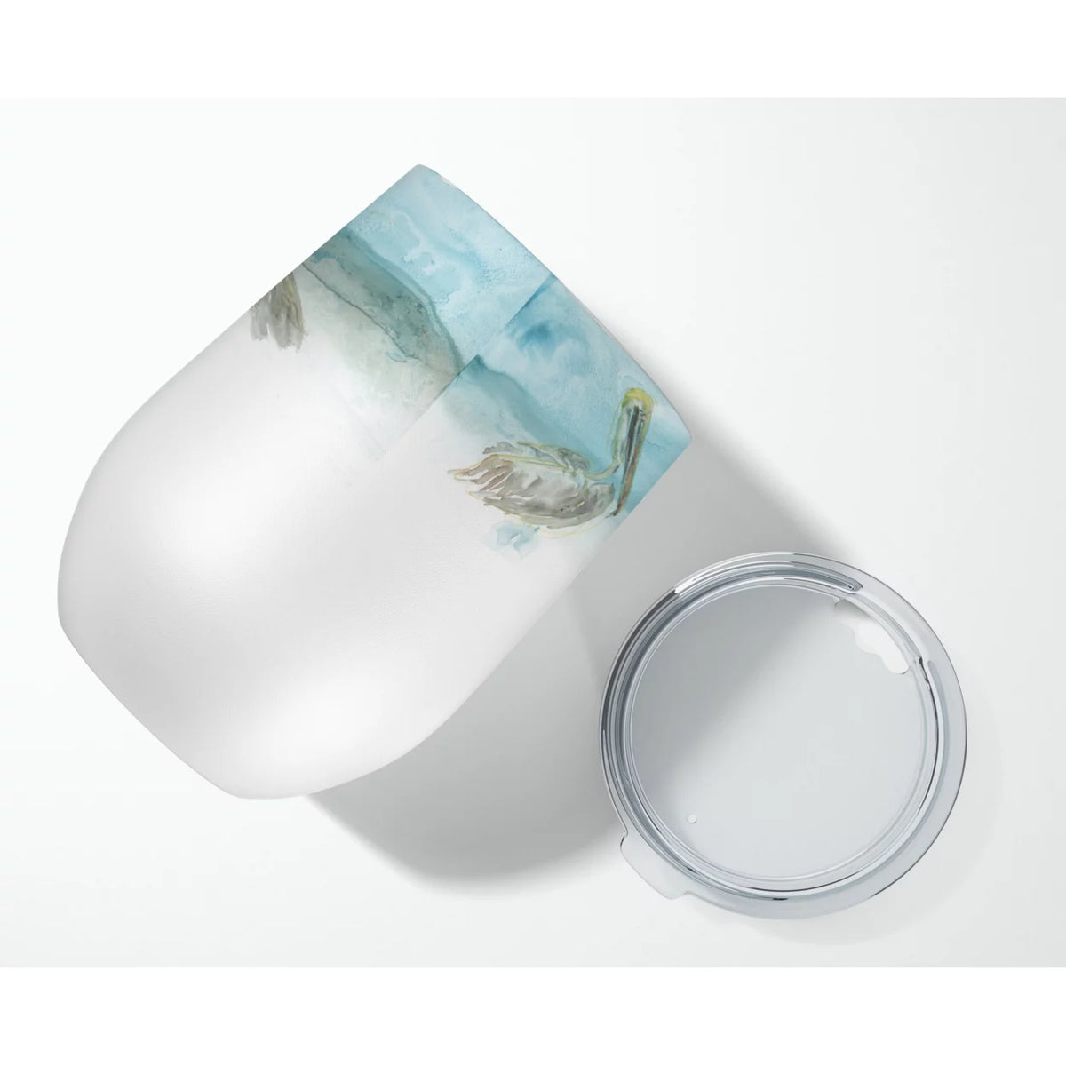 Pelicans Stainless Steel 12 oz Stemless Wine Glass I601081