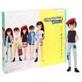 Customizable Doll Black Straight Hair K2925