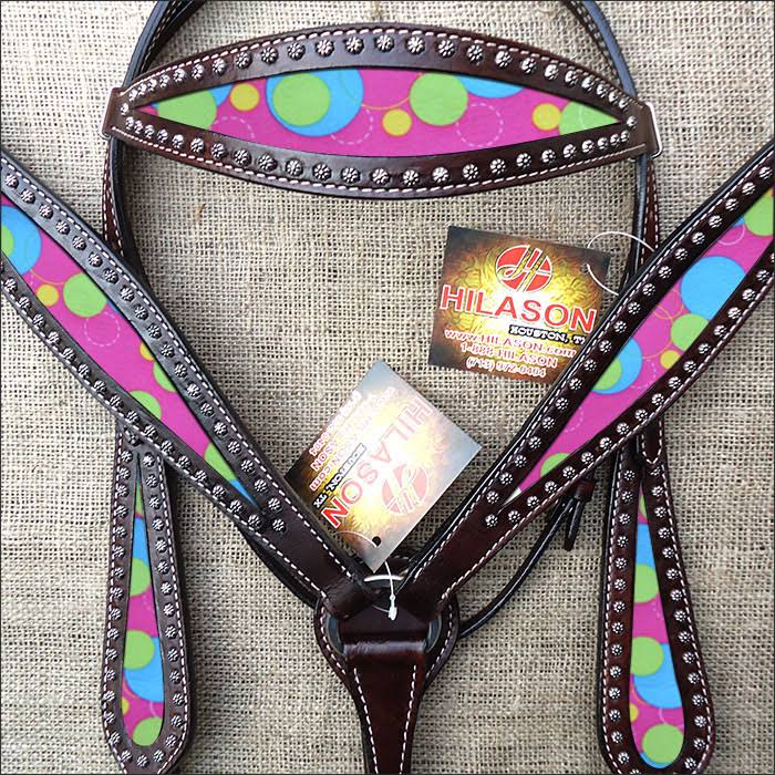 Dark Brown Leather Horse Breast Collar R565