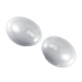 White Exterior Rear View Mirror Cover with Induction Hole Z55195