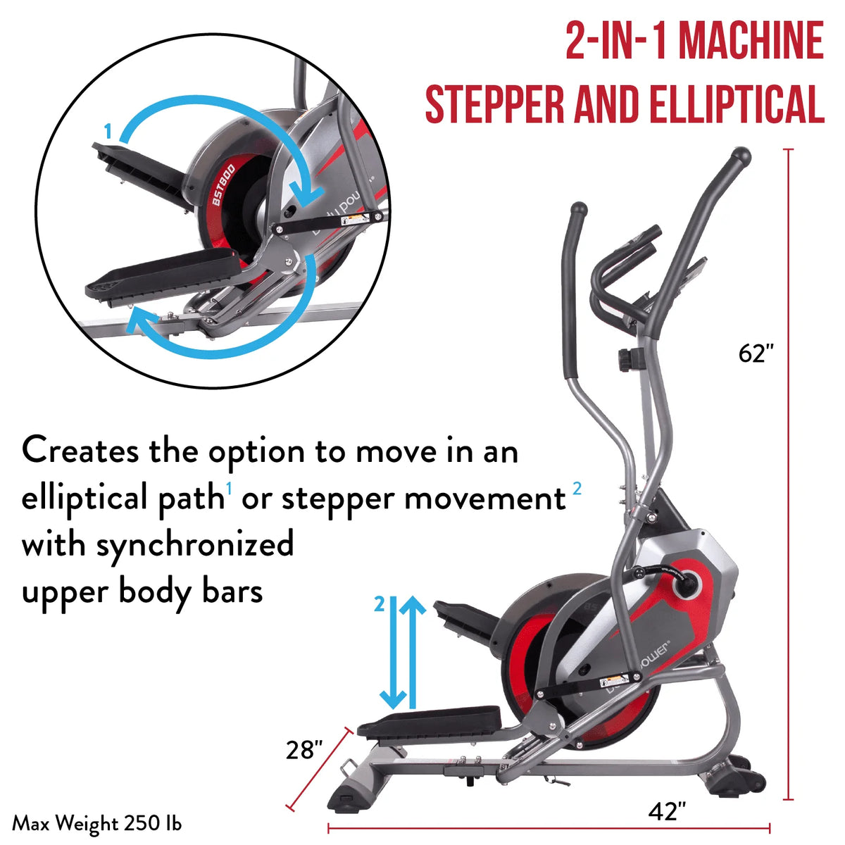 Full Body Elliptical Workout Machine I288468