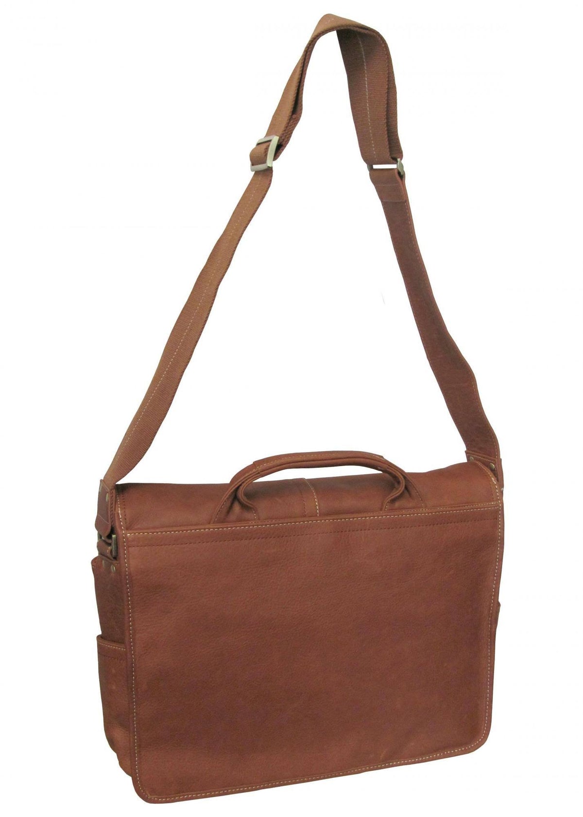 Brown Leather Messenger Bag T43387