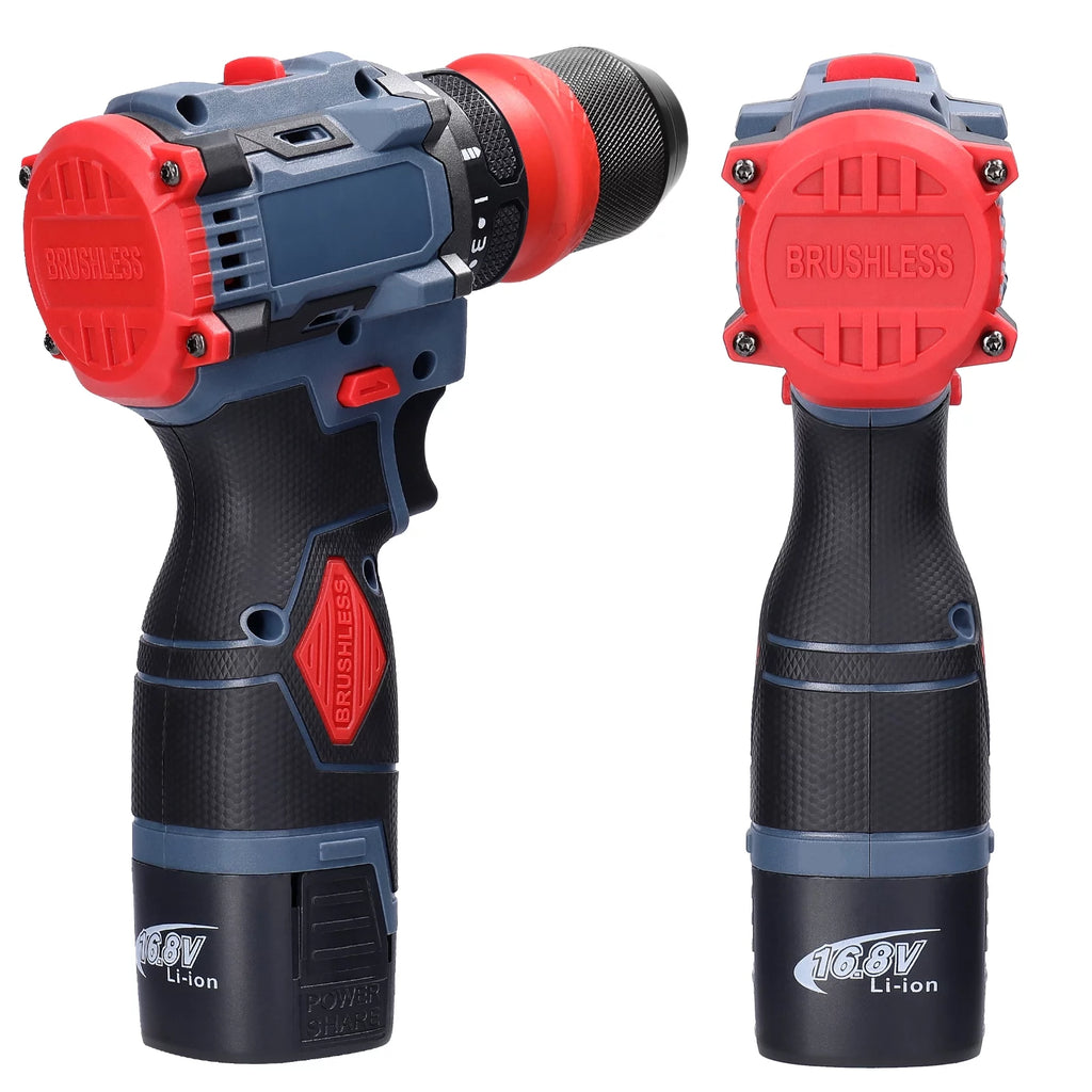 16.8V 2in1 Brushless Drill Electric Screwdriver X3100