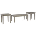 3 Piece Solid Wood Coffee Table Set A14632
