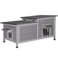 2-Room Outdoor Cat House P664