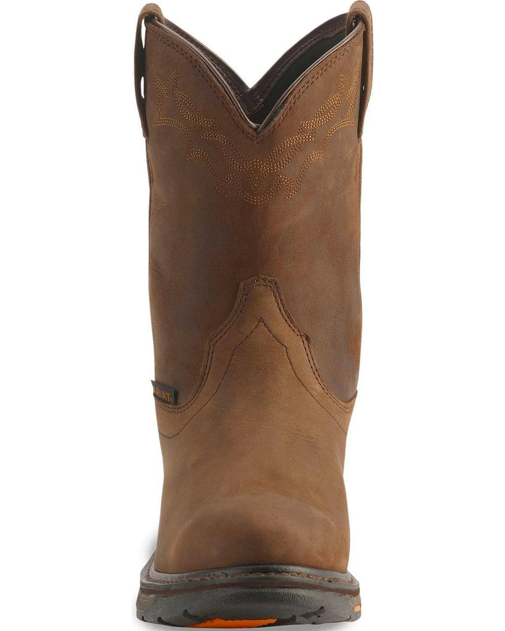 Brown Pull-On Work Boots I1250