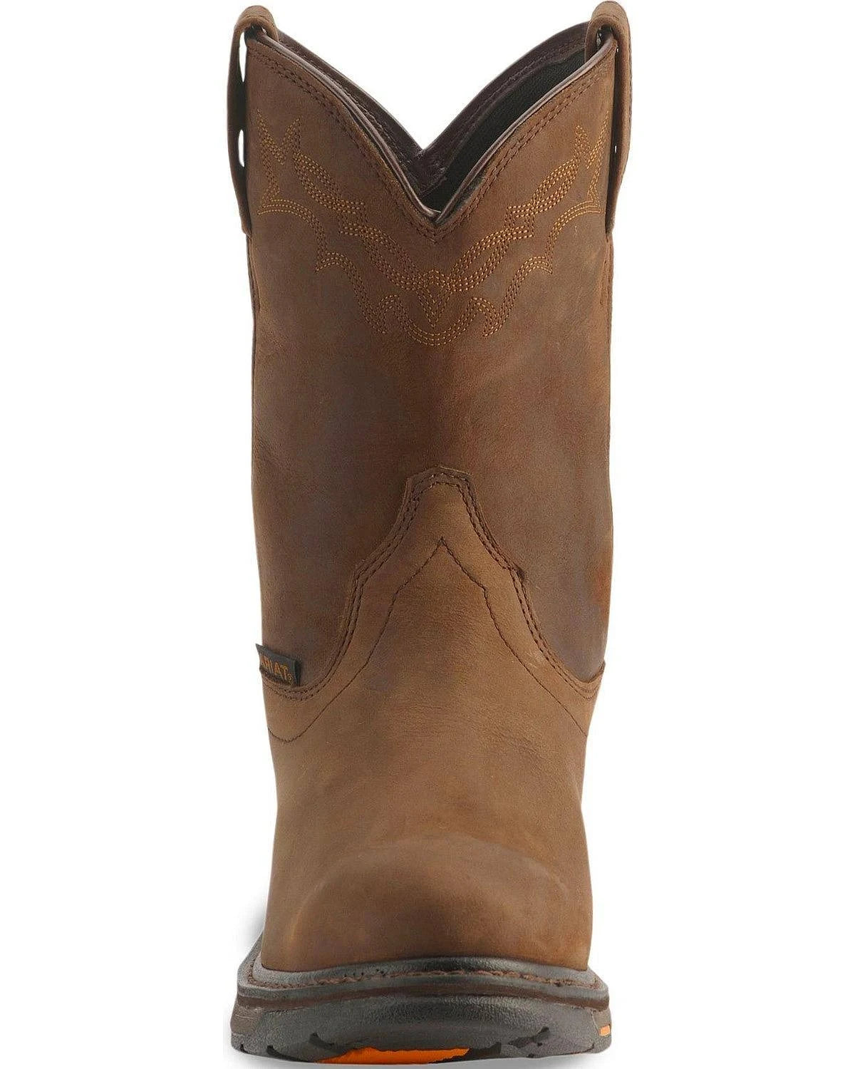 Brown Pull-On Work Boots I1250