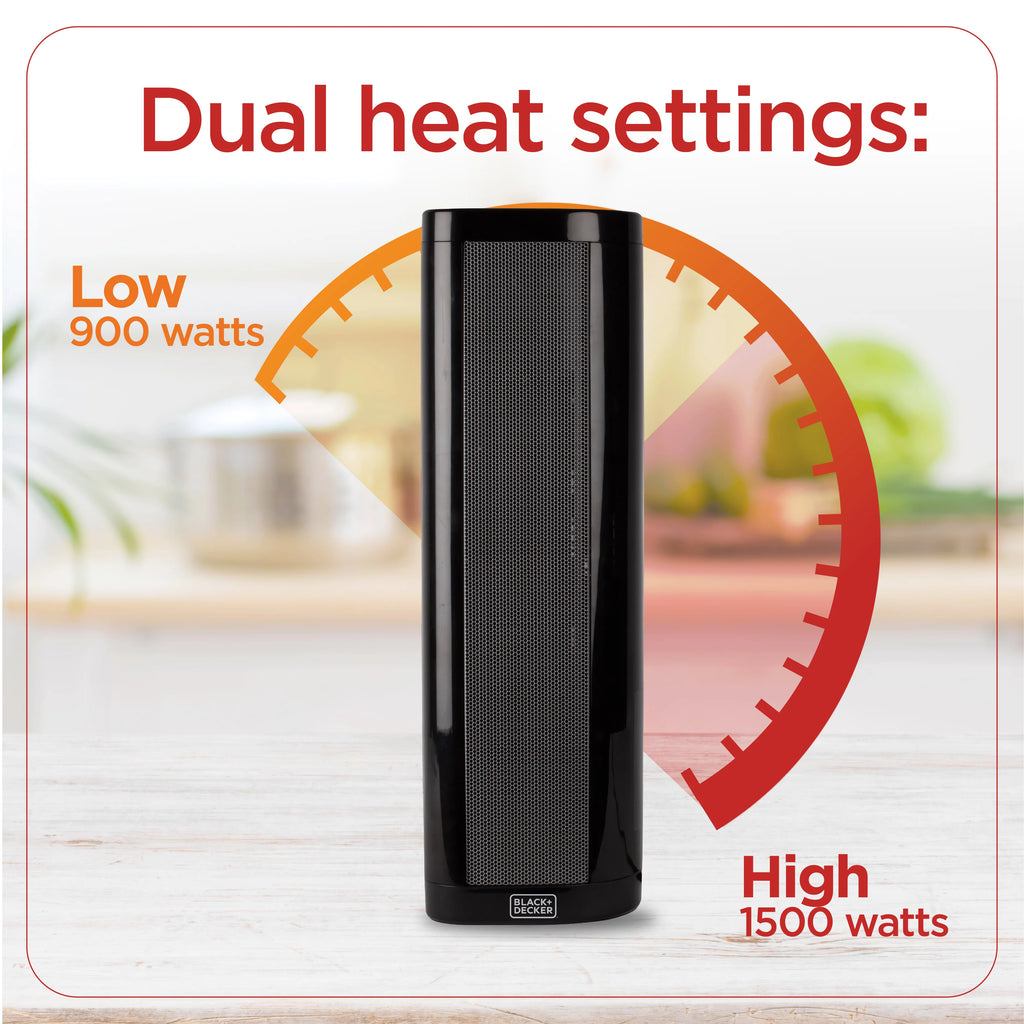 1500 Watt 22-Inch Ceramic Heater F496355