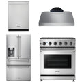 30 Propane Gas Range, Range Hood, Refrigerator, Dishwasher H1099