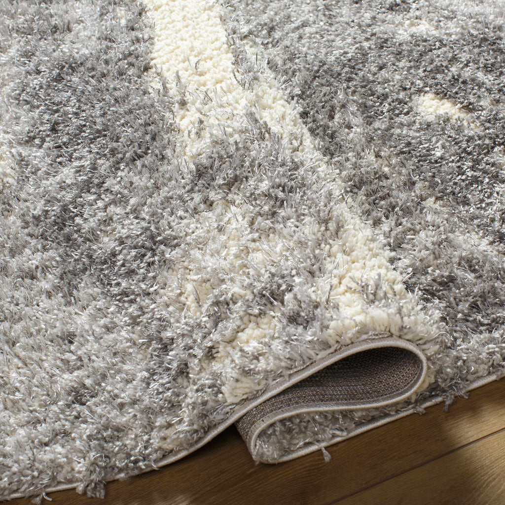 Gray Brown Plush Pile Area Rug 2' x 3' L27491