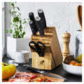 7pc Knife Set in Bamboo Block J619098