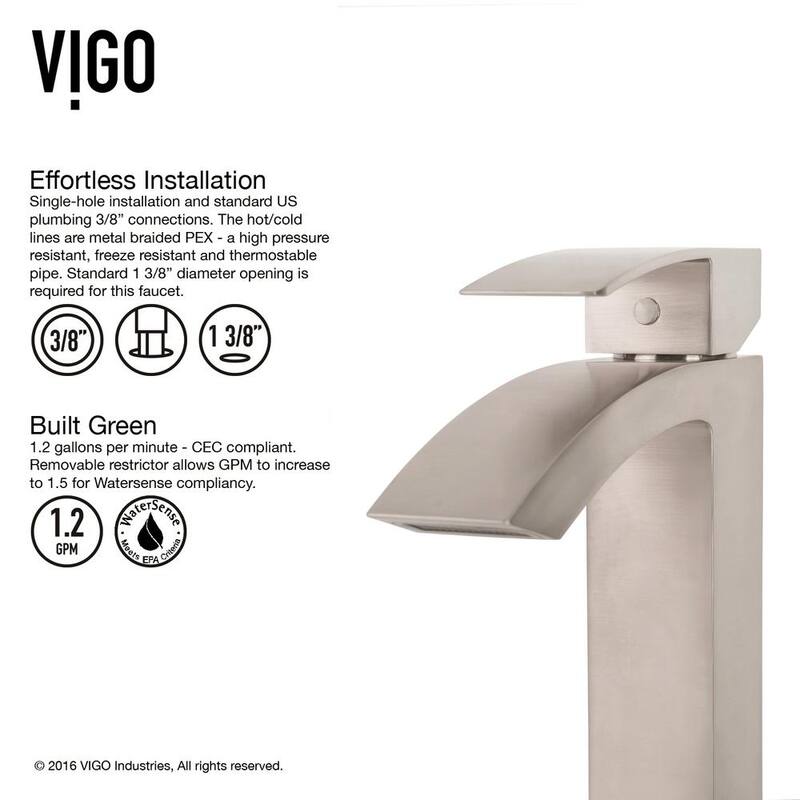 Single Handle Brushed Nickel Bathroom Faucet G840