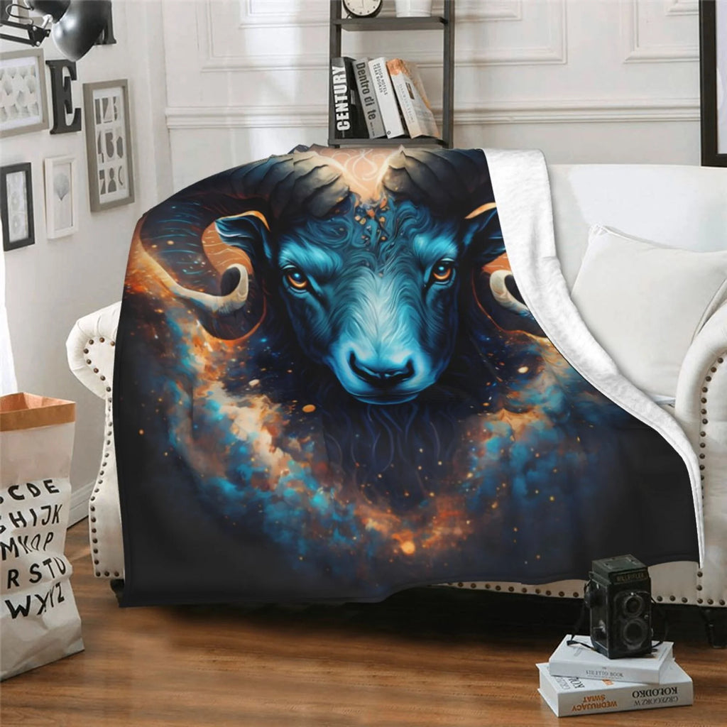 Double Layer Plush Throw Blanket, 50" x 40" R7161