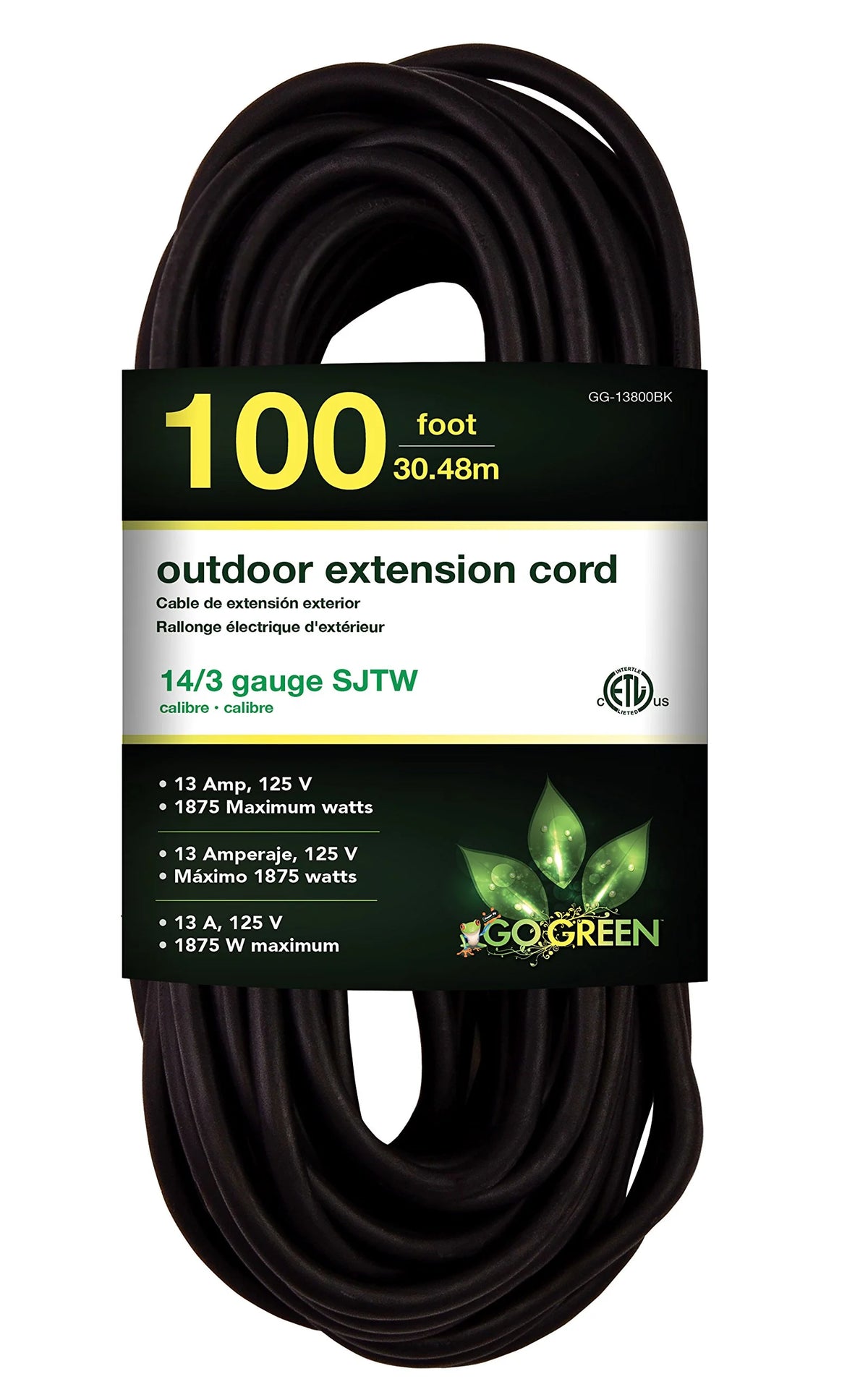 14/3 100 Ft SJTW Outdoor Extension Cord A87219