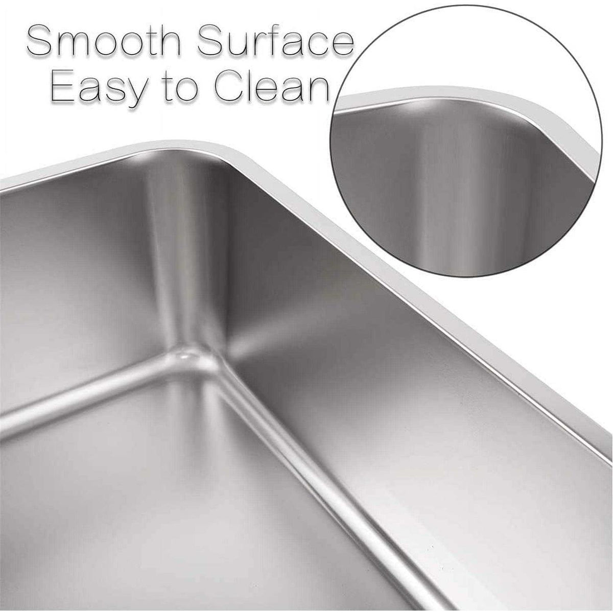 Stainless Steel Litter Box with High Sides Y355566
