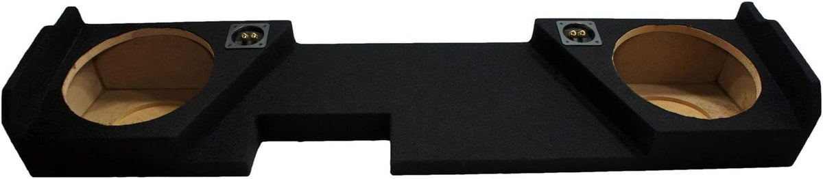 Dual 12" Sub Box Subwoofer Enclosure for Chevy Silverado Double Cab Truck U354