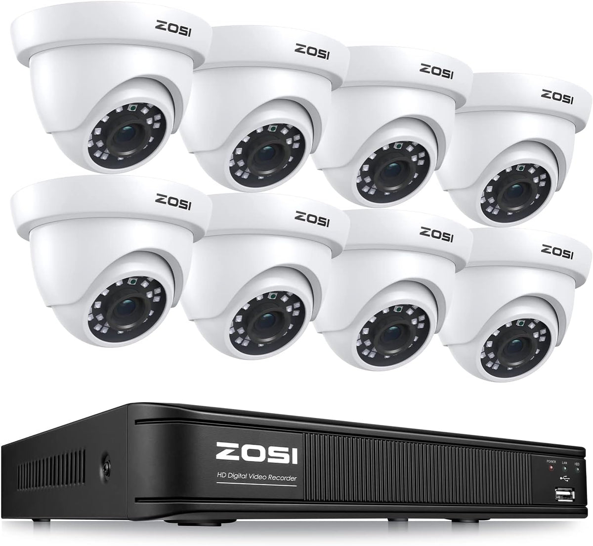 16 Channel 1080p CCTV Dome Camera System with 4TB Hard Drive B742976