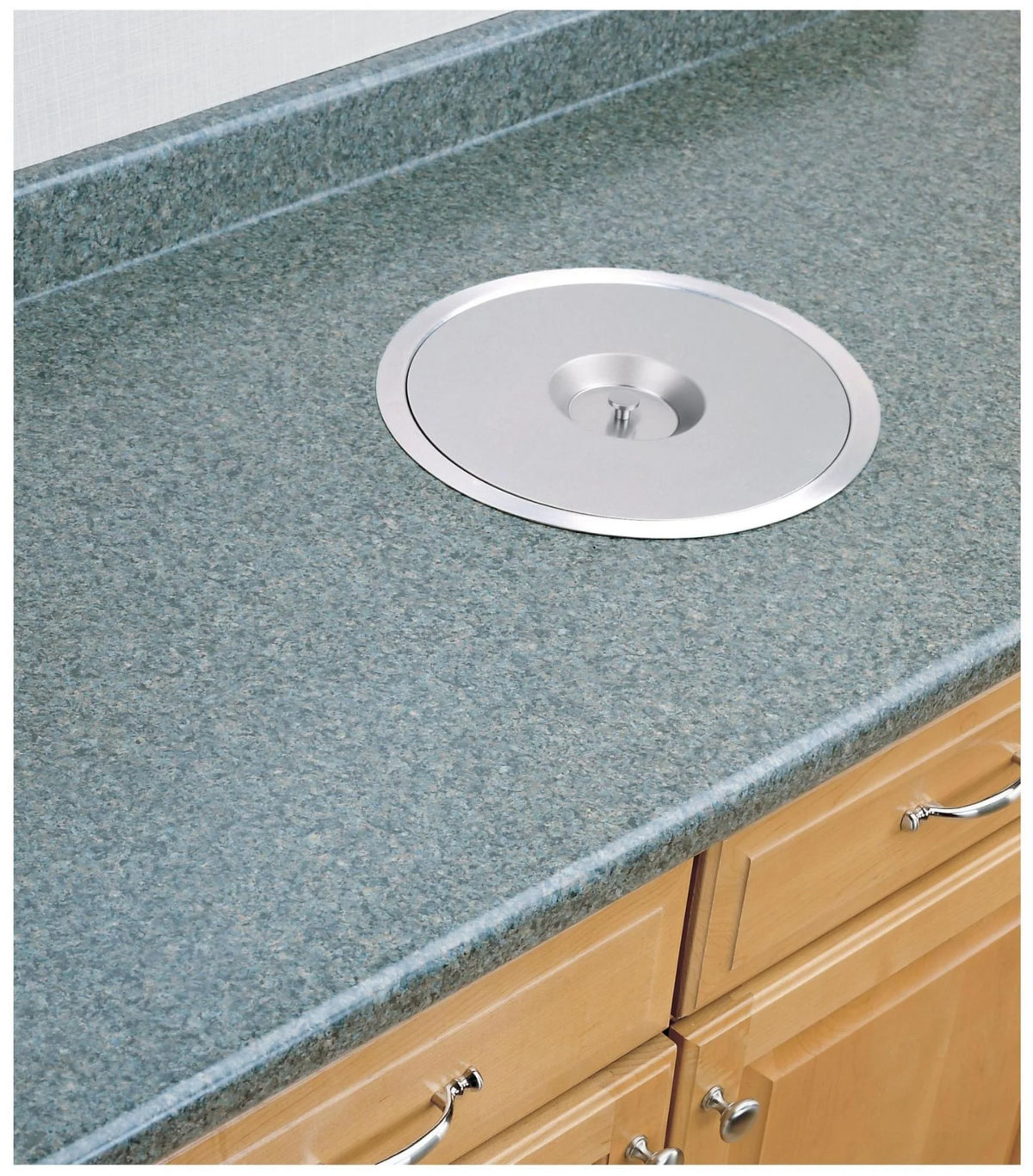 12-1/4" Counter Mount Trash/Ice Container - Stainless X4705