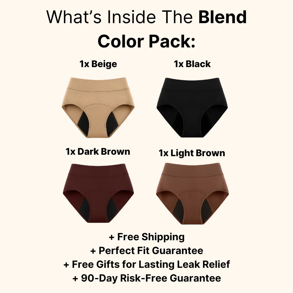 100% Leak-Proof Underwear 4-Pack O46715