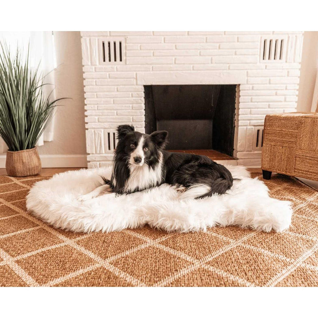 Faux Fur Orthopedic Dog Bed K402253