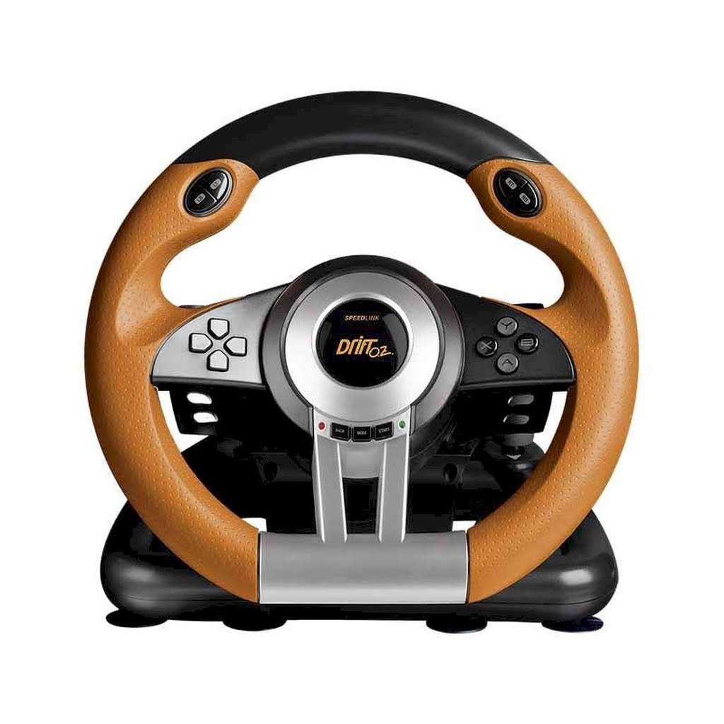 Black-Orange Racing Wheel X19789