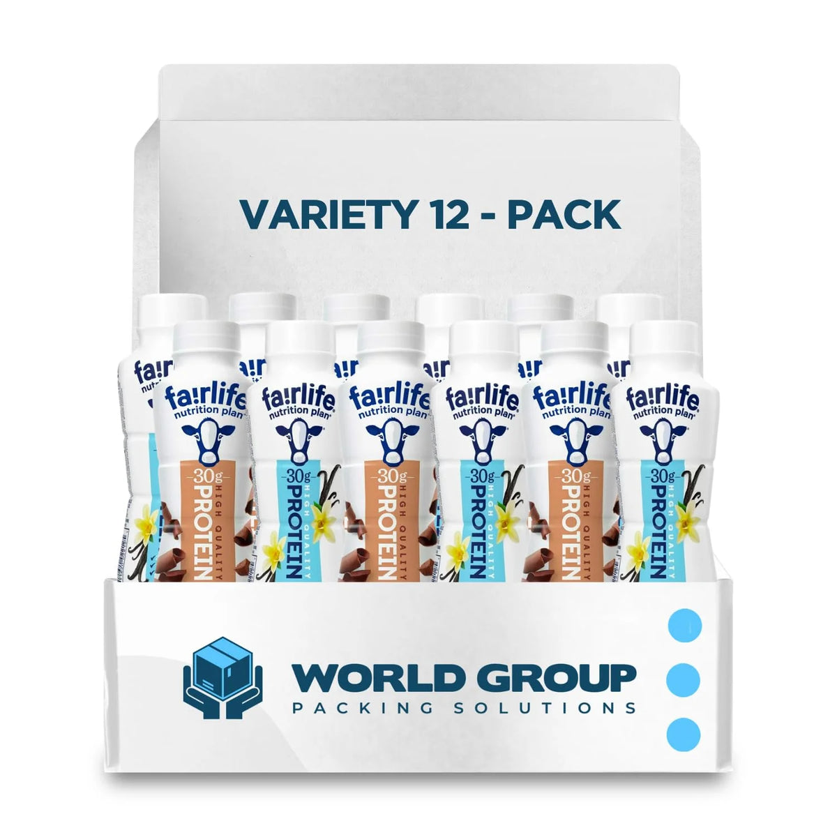Vanilla & Chocolate High Protein Shake 12 pk Q701