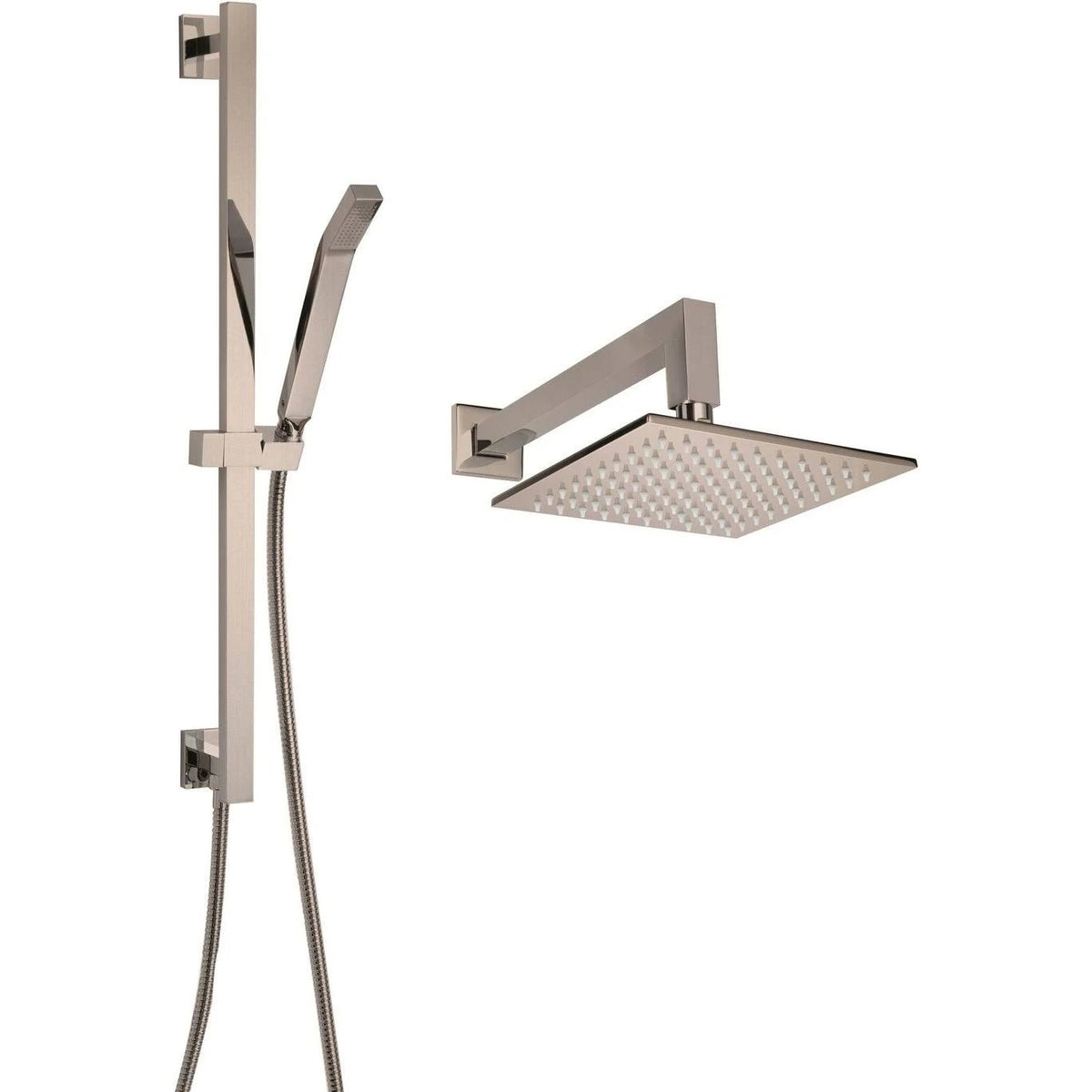 Thermostatic Shower System with Shower Head, Hand - Satin Nickel I603565