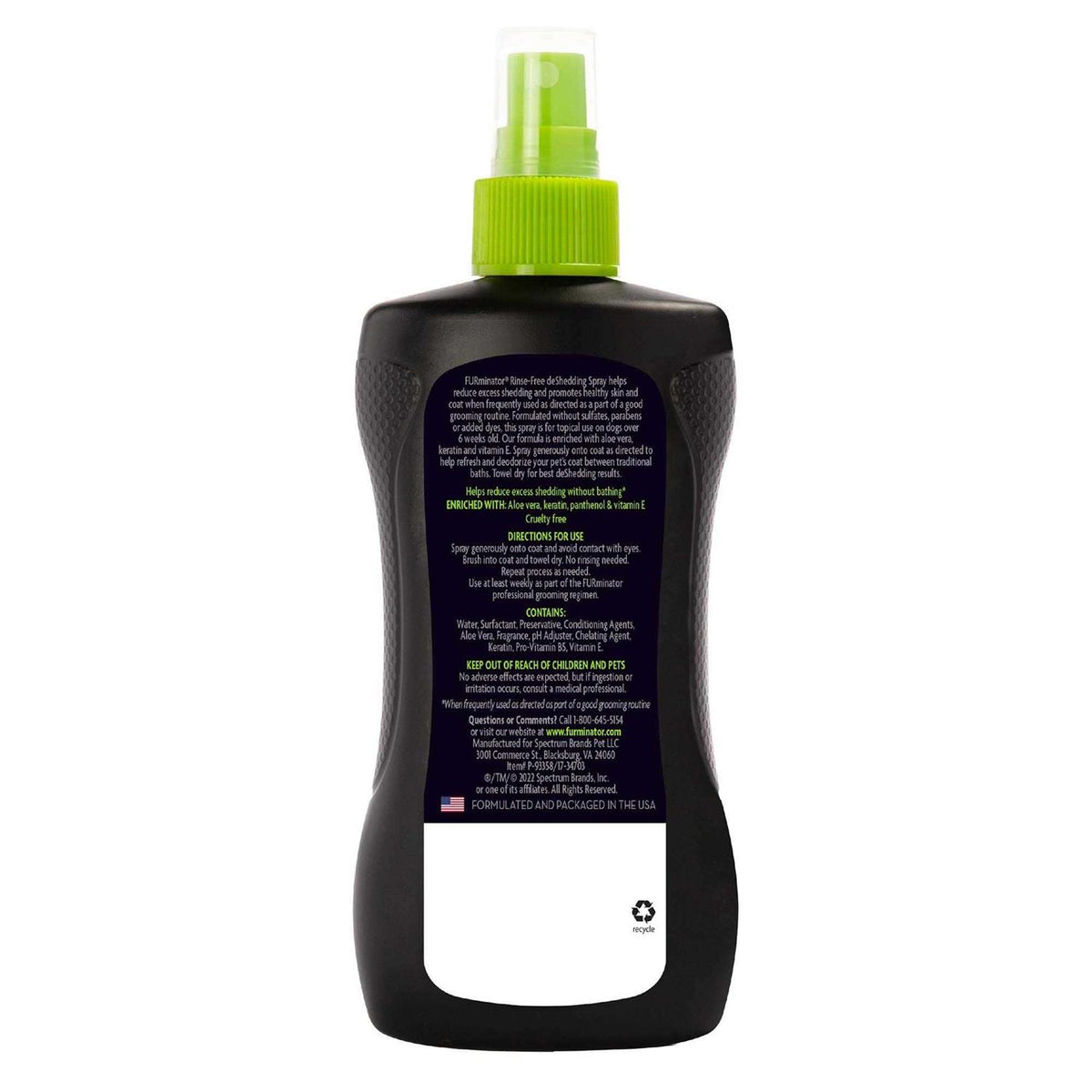Rinse-Free deShedding Spray for Dogs Y96975