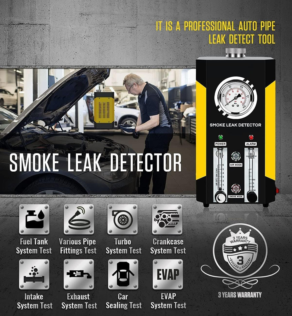 Car Smoke Machine EVAP Leak Tester with FlowMeter E356