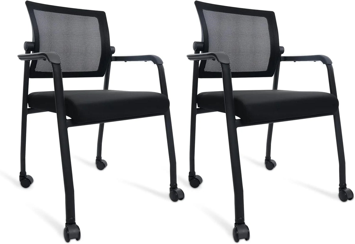 Black 2 Pack Mesh Adjustable Desk Chair V760