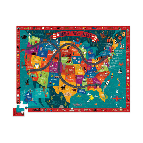 100 Pcs Floor Puzzle W91709