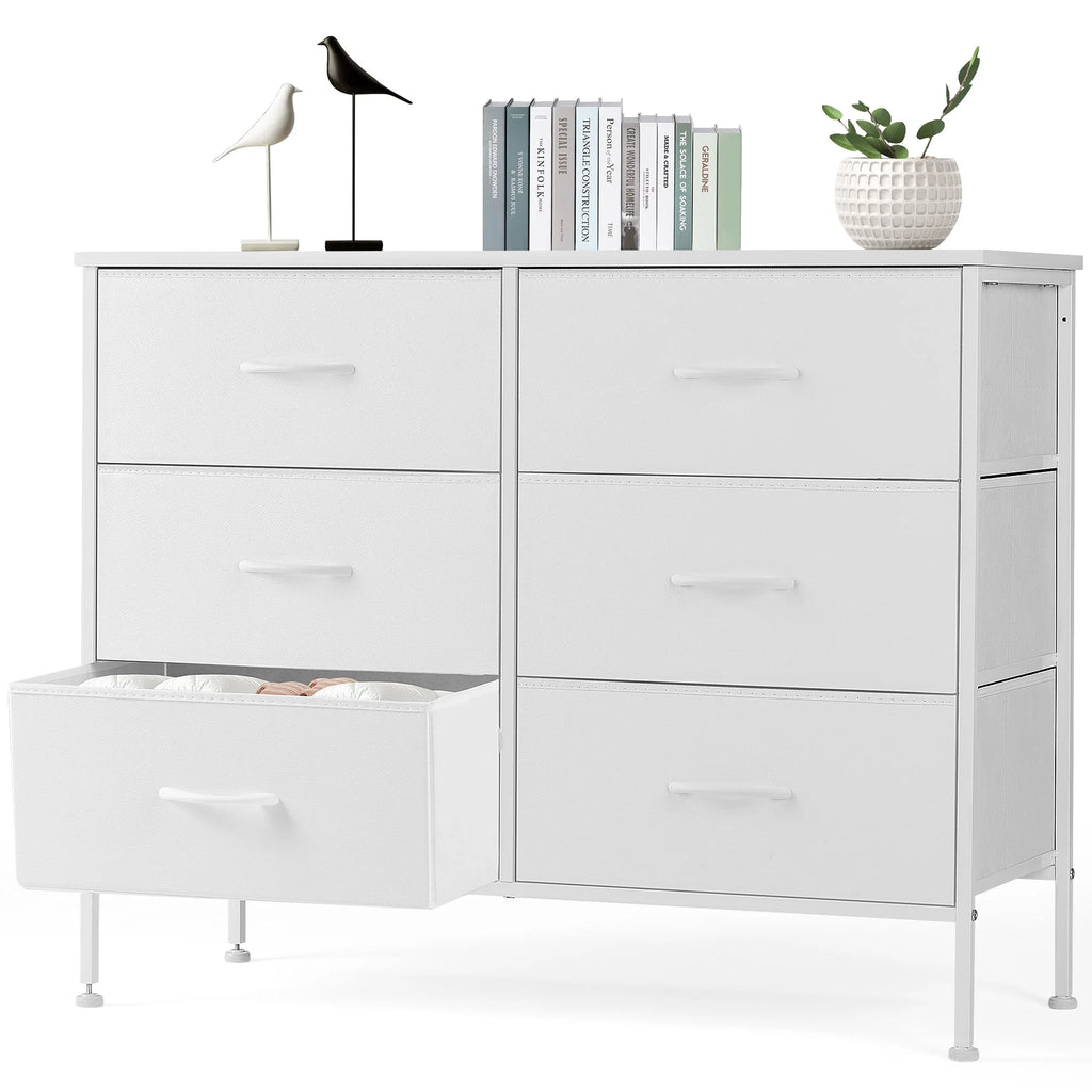 5 Drawer Dresser with Wood Top F648583