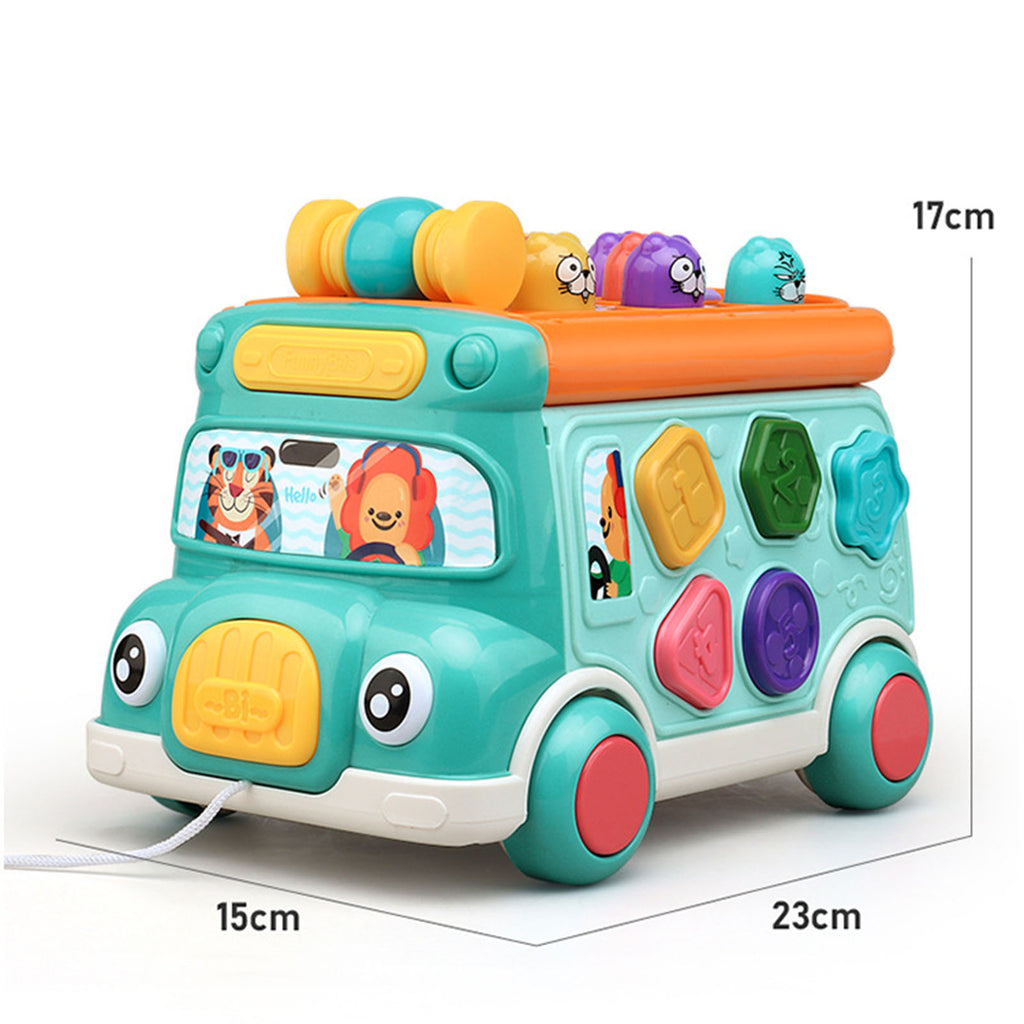 Toddler Music Bus Toys with Light Sound J35317