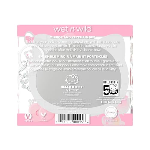 Hello Kitty Mirror & Pink Bow Keychain Duo Y417039