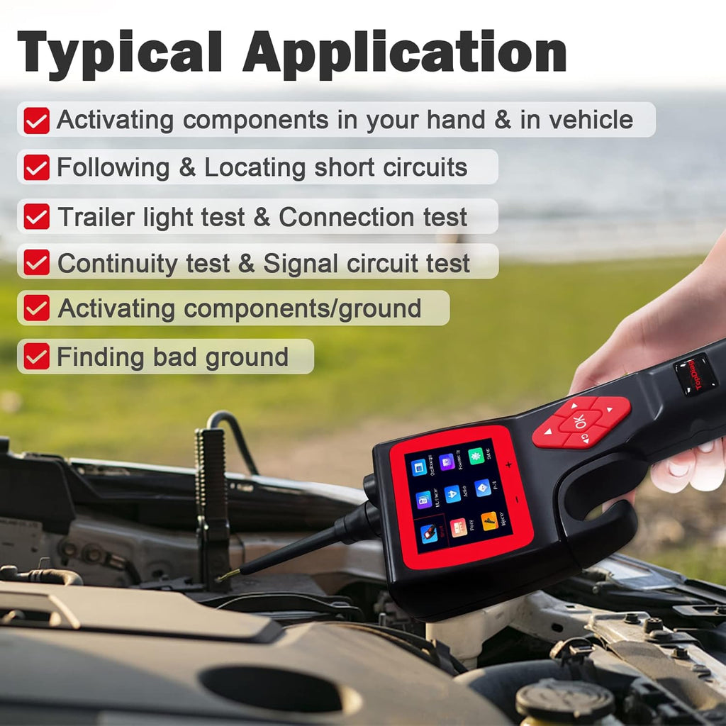 Circuit Tester Automotive 9~30V Electrical Tester with Multimeter Tester/Relay Tester Z480283