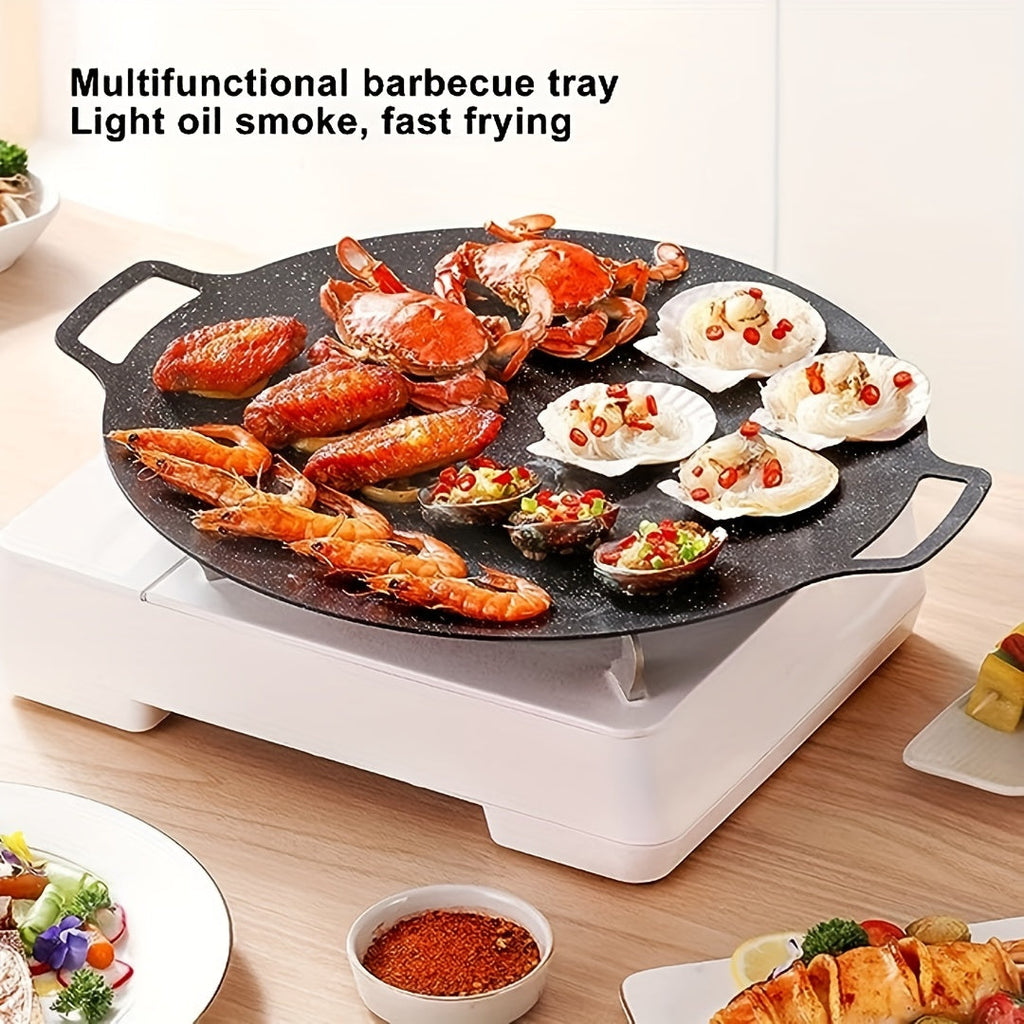Non-stick Coating Round BBQ Grill Pan Y260