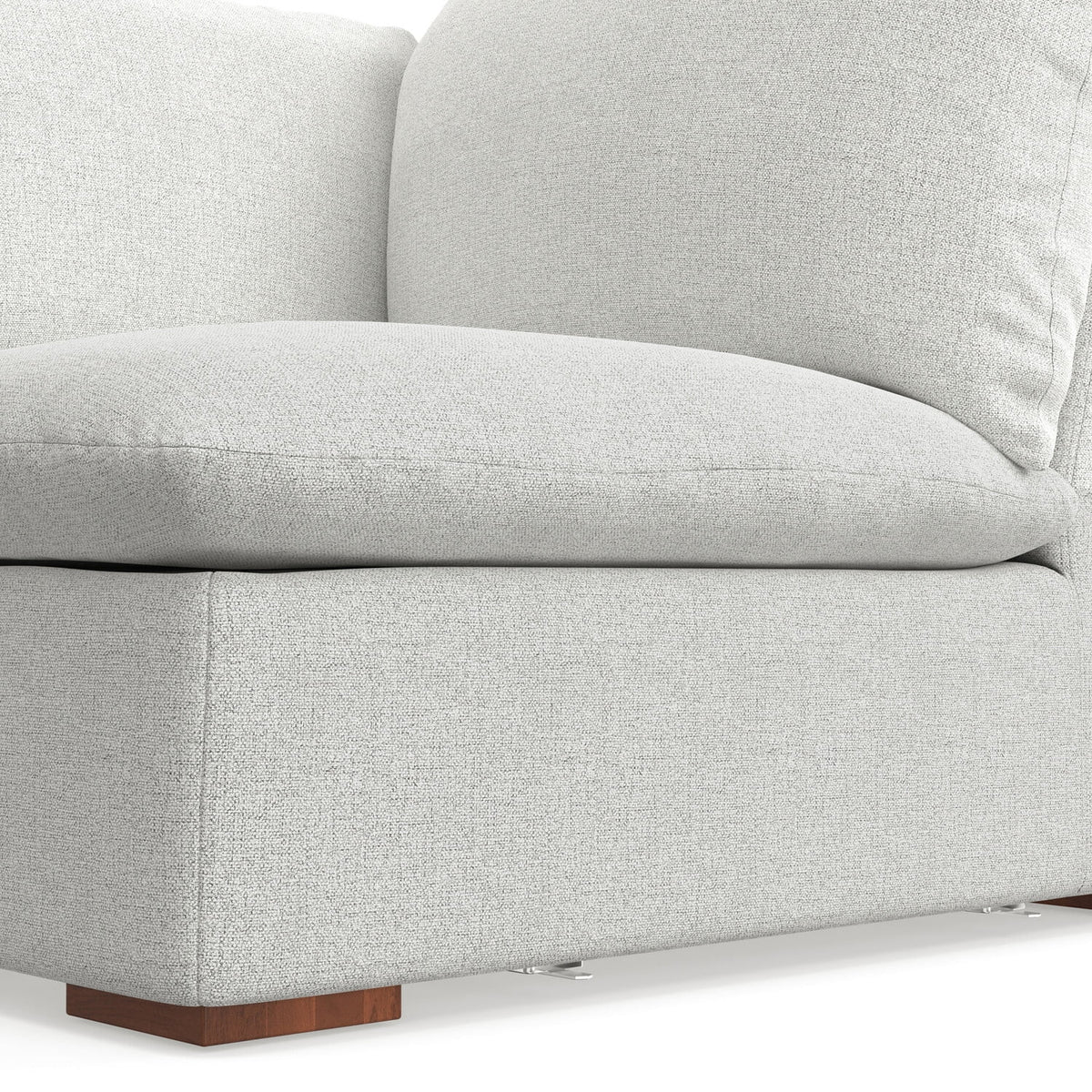 Velvety Chenille Corner Sofa A95128